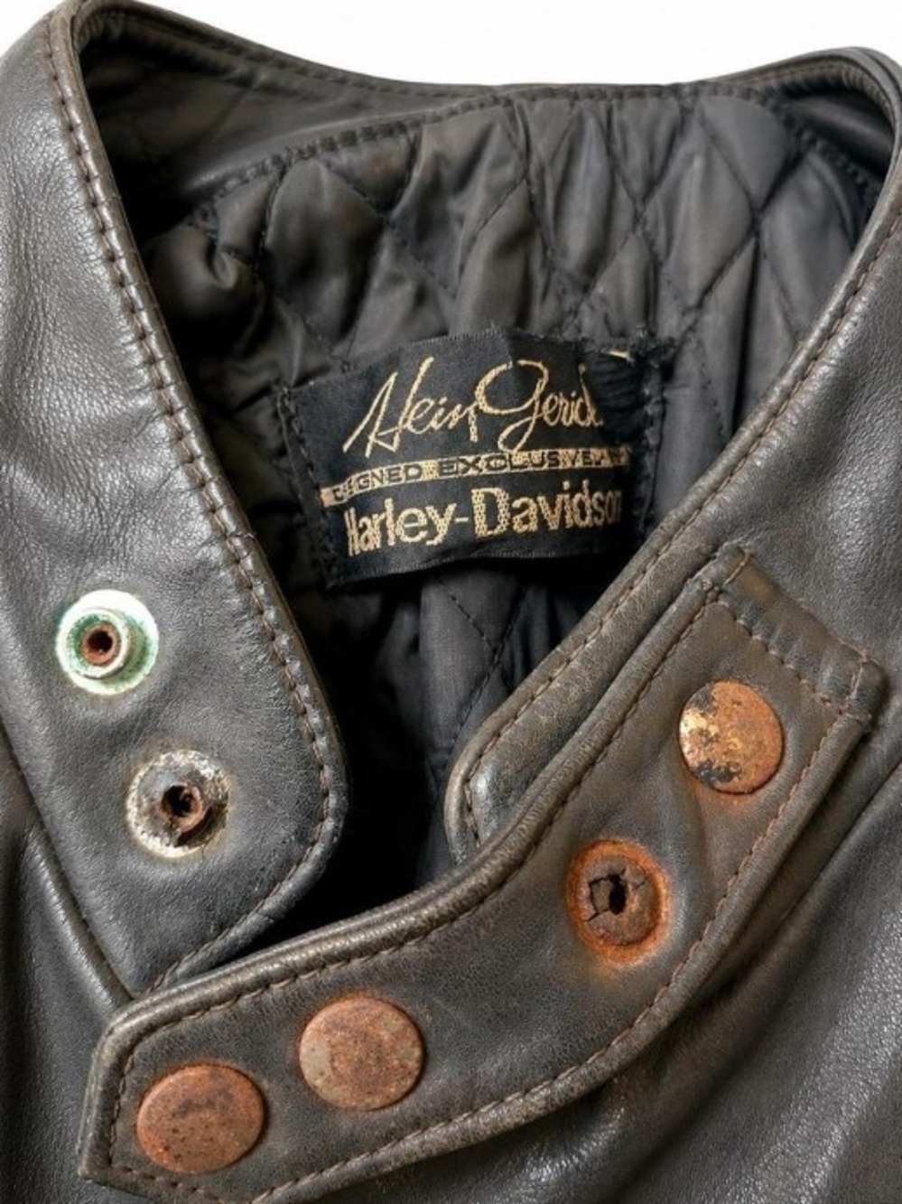 70s Harley Davidson Klein Gericke - Leather Motorcycle Jacket - Medium